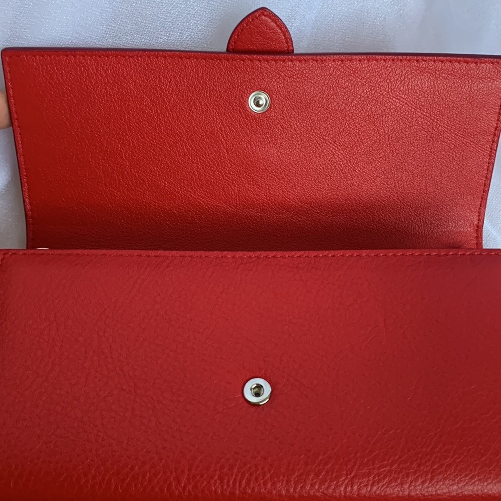 Brand New Jimmy Choo Cheri Crossbody Clutch Royal Red - Picture 6 of 9